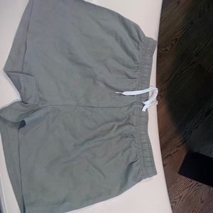 Green lounge pants